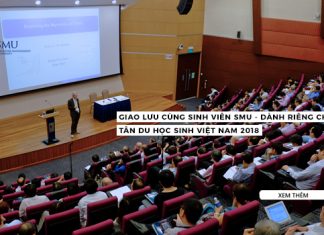 Buổi gặp gỡ giao lưu cùng các sinh viên SMU Việt Nam