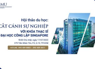Hội thảo du học Singapore: Đột phá sự nghiệp với khóa thạc sĩ tại SMU