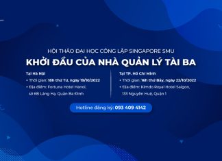 Hội thảo du học Singapore: Lợi thế khi chọn đại học công lập SMU