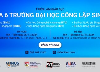 Triển lãm 6 Đại học Công lập Singapore tại TP. HCM và Hà Nội