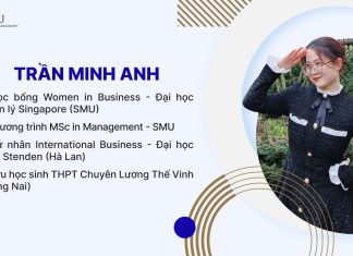 Chúc mừng Minh Anh với học bổng Women in Business tại Đại học Quản lý Singapore