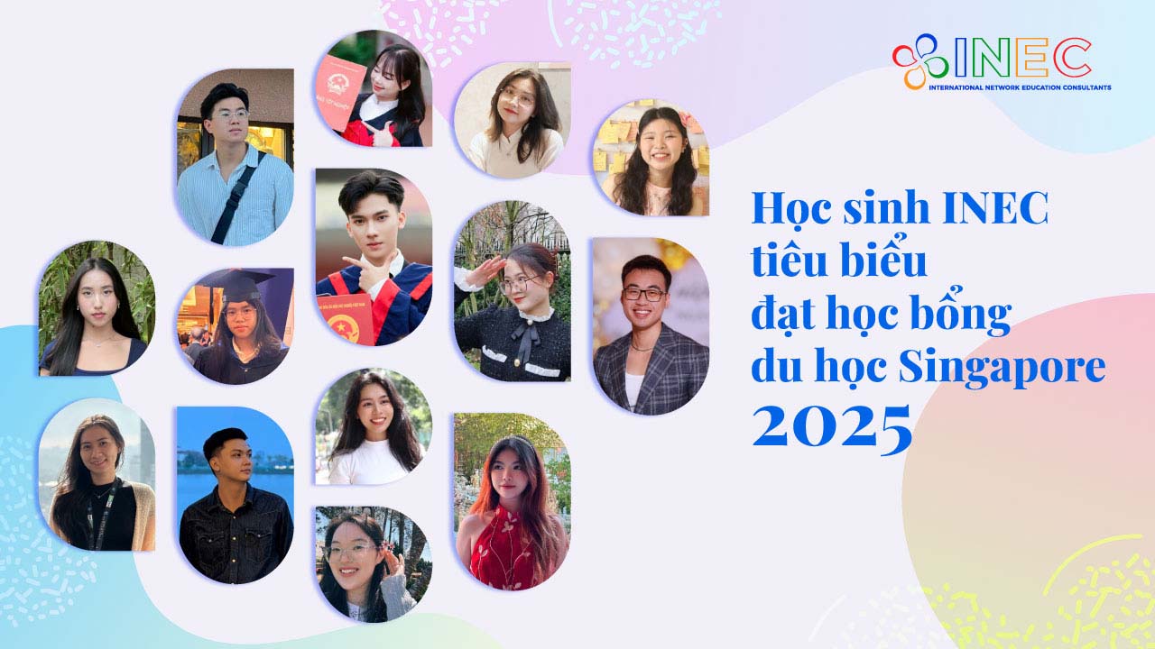Một số thành tích học bổng của học sinh INEC, bao gồm học sinh đạt học bổng danh giá ASEAN